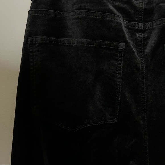 Paige Hoxton Ankle - Black Overdye Velvet size 28, skinny - Picture 10 of 16